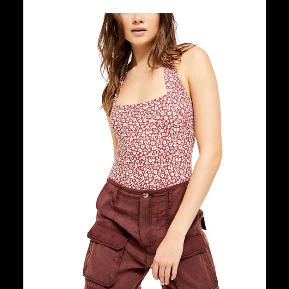 Free People Talk Back Duo Bodysuit NWOT